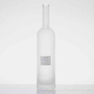 100 ml Klare flache Flasche Glaslikörflaschen